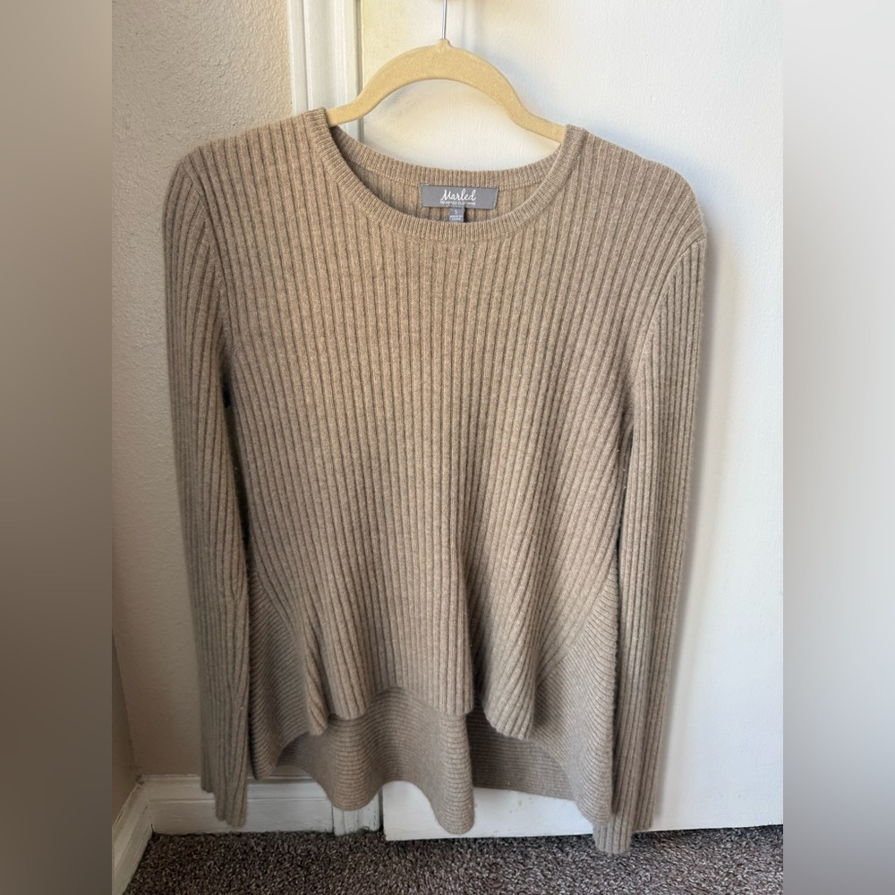 Neutral Ribbed Sweater